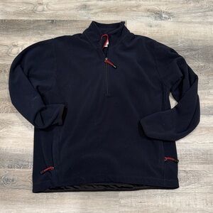 Cutter & Buck Blue fleece Pullover with Red Highlights